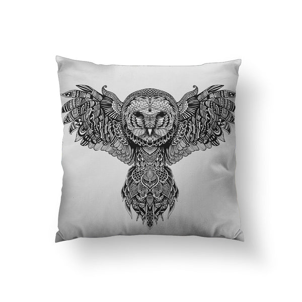 Majestic Owl Throw Pillow