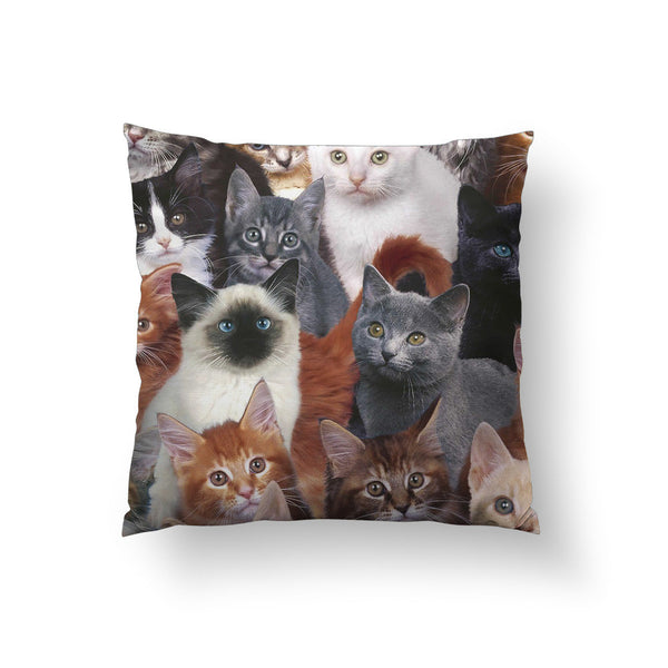 Cats for Days Throw Pillow