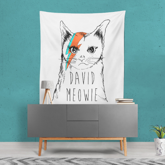 David Meowie Tapestry