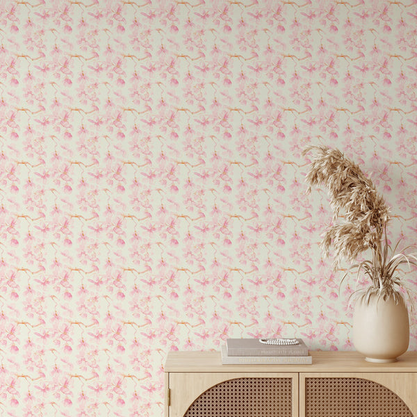Cherry Blossom Pattern Wallpaper