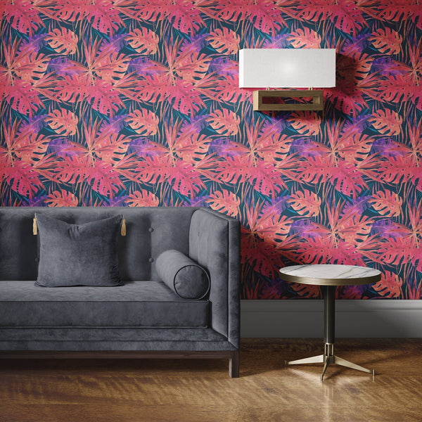 Red Palms Wallpaper