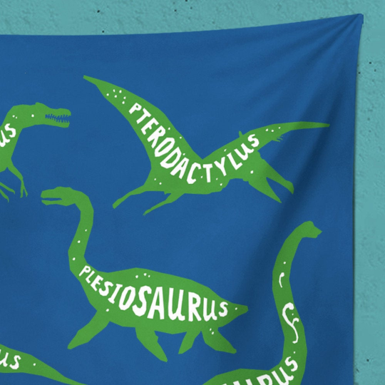 Know Your Dino Tapestry