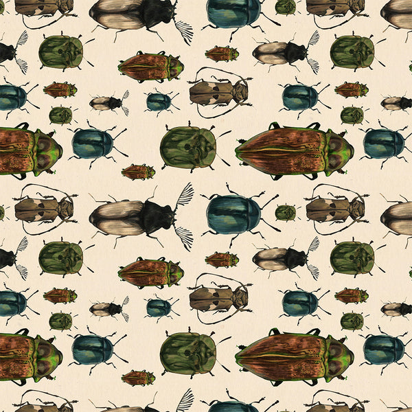 March of The Beetles Duvet Cover