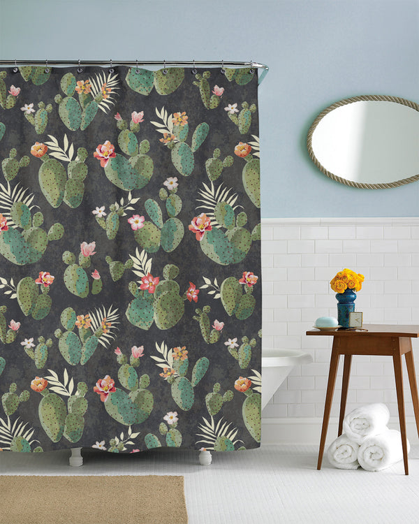 Prickly Pattern Shower Curtain