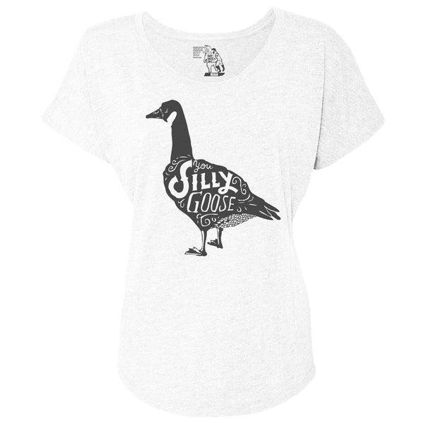 Silly Goose Women's Graphic Tee Dolman Top