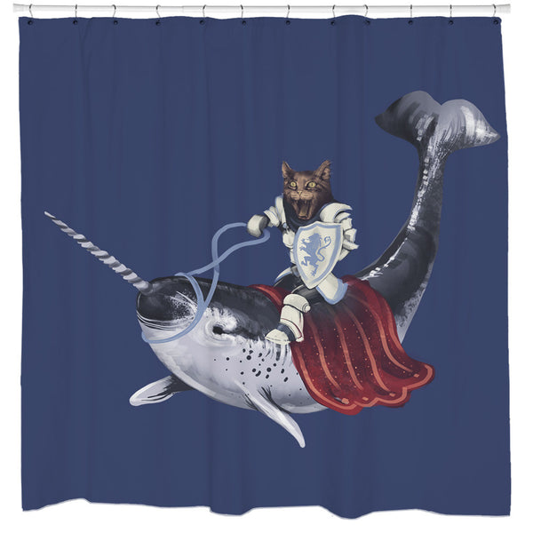 Sir Catspian Shower Curtain