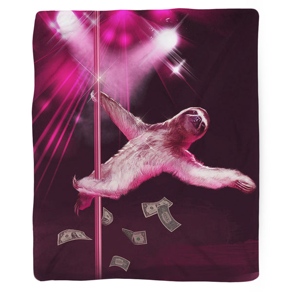 Stripper Sloth Blanket