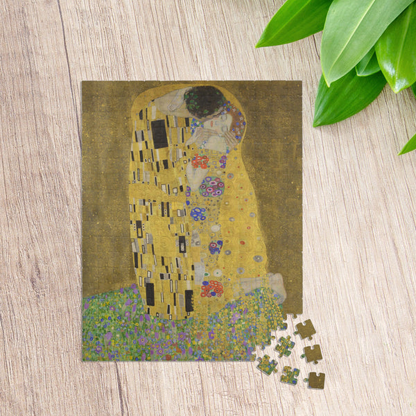 Golden Gustav Klimt Jigsaw Puzzle