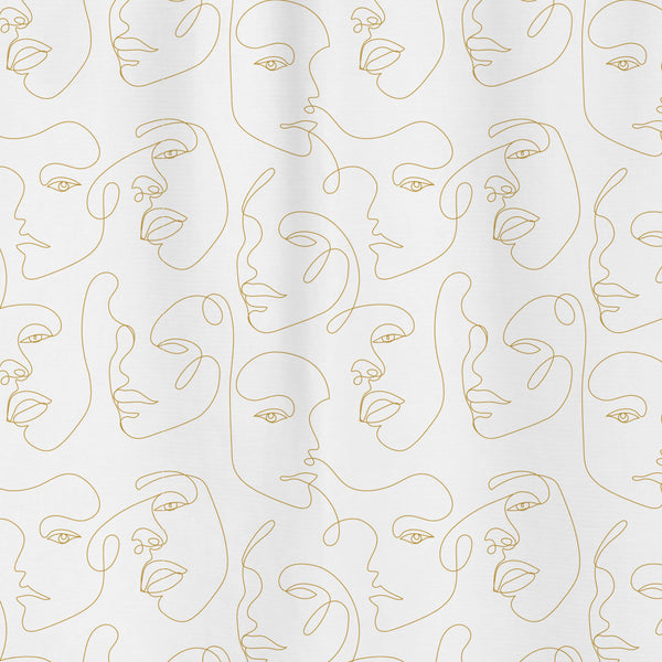 Faces Shower Curtain