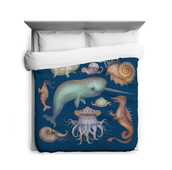 Sea Creatures Duvet Cover