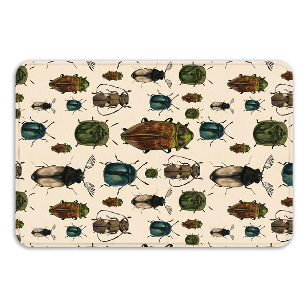 March of The Beetles Bath Mat