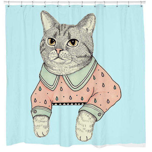 Cat Lady Shower Curtain