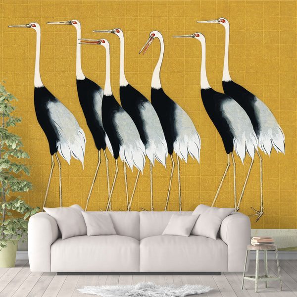 Japanese Cranes Wallpaper