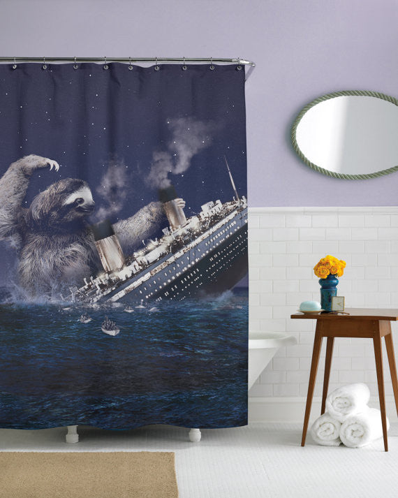Slothberg Shower Curtain