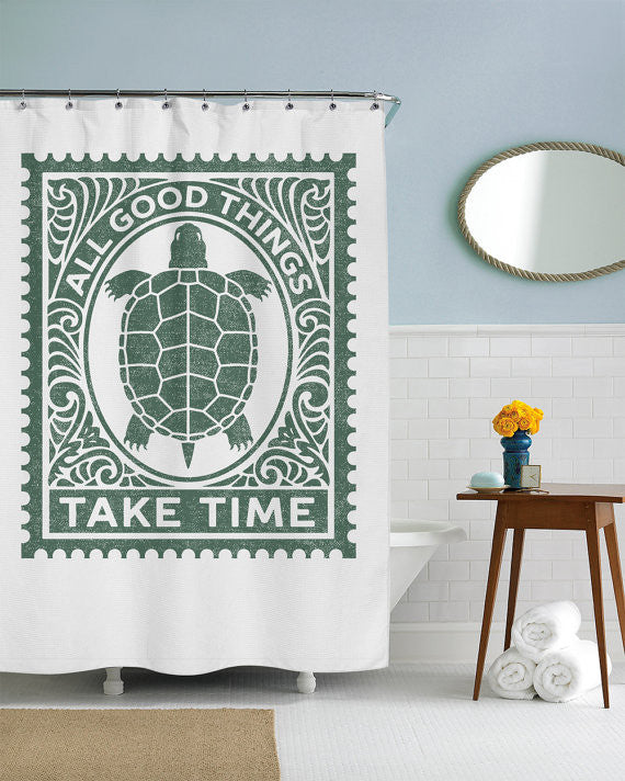 Good Things Turtle Shower Curtain