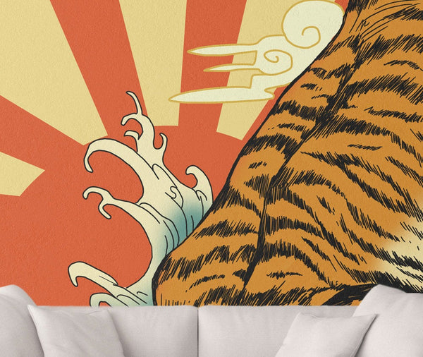 Rising Tiger Animal Wallpaper