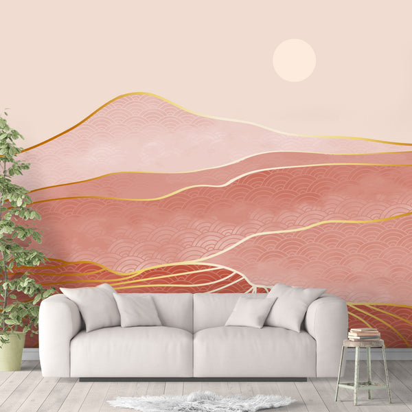 Pink Desert Wallpaper Trending Pink Beige
