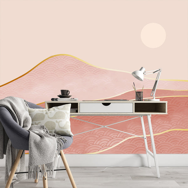 Pink Desert Wallpaper Trending Pink Beige