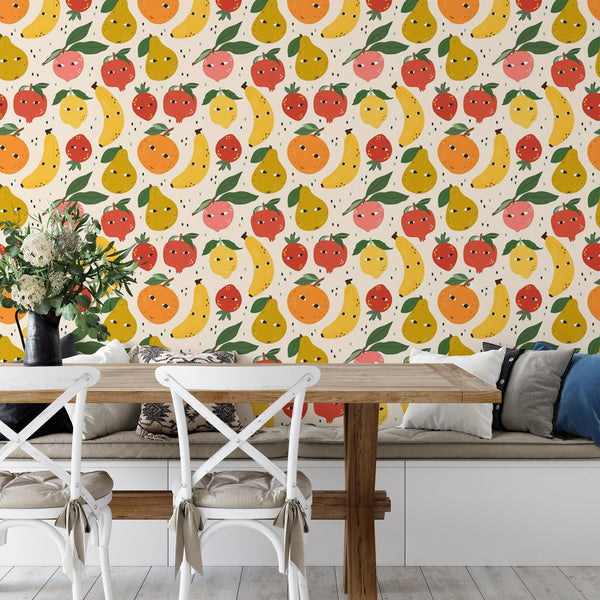 Fruity Peel & Stick Wallpaper