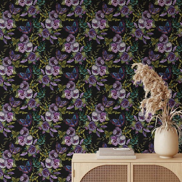 Purple Flowers Wallpaper