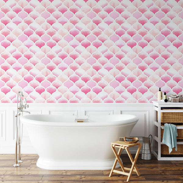 Pink Jar Peel & Stick Wallpaper