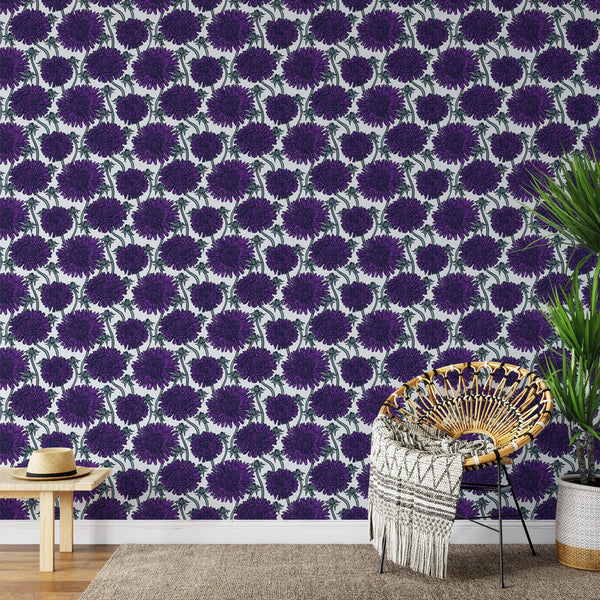 Violets Peel & Stick Wallpaper