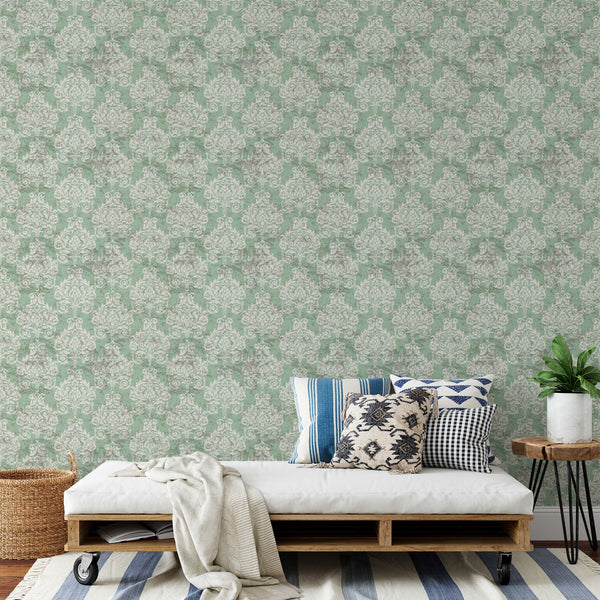 Green Details Peel & Stick Wallpaper