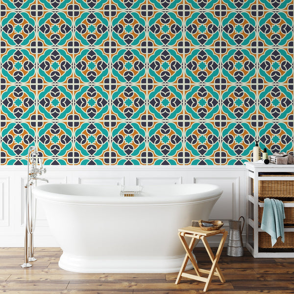 Moroccan Pattern Peel & Stick Wallpaper