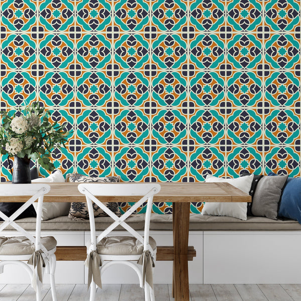 Moroccan Pattern Peel & Stick Wallpaper