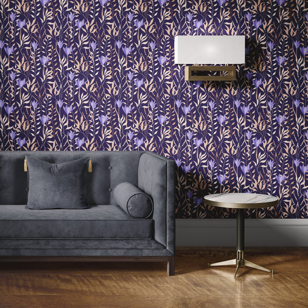 Purple Vines Wallpaper