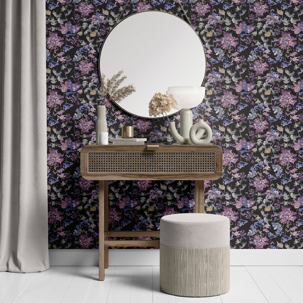 Purple Blooms Wallpaper