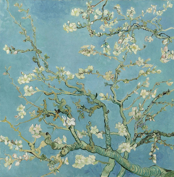 Almond Blossoms, Van Gogh, Memory Foam Bath Mat - Printed in USA