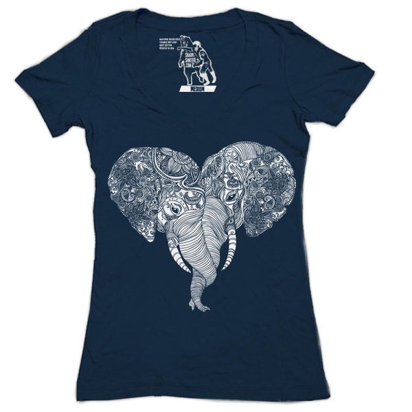 Punch Trunk Love Women's Graphic Tee V-Neck