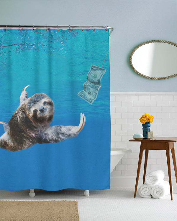Slothvana Shower Curtain
