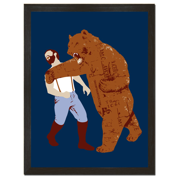 The Bear Strikes Back Art Print