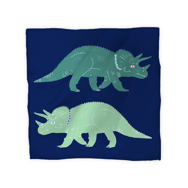 Triceratops Duvet Cover