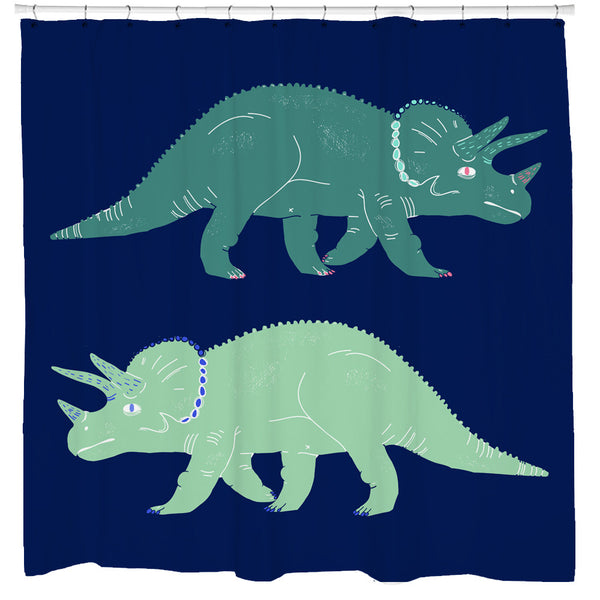 Triceratops Shower Curtain