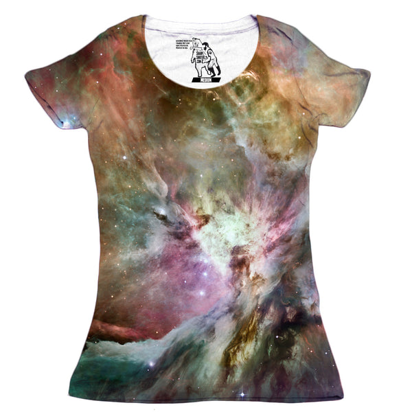 Orion Nebula Women's Graphic Tee Crewneck Top