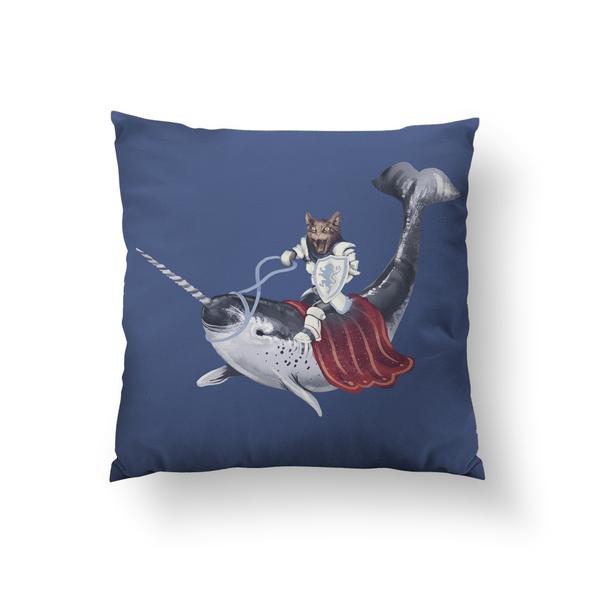 Sir Catspian Throw Pillow