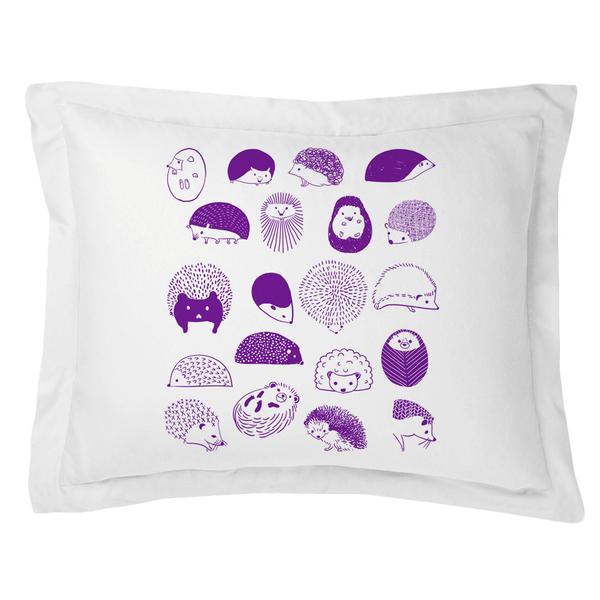 20 Hedgehogs Sham Cover