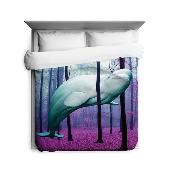 20k Leagues Under the Trees Duvet Cover
