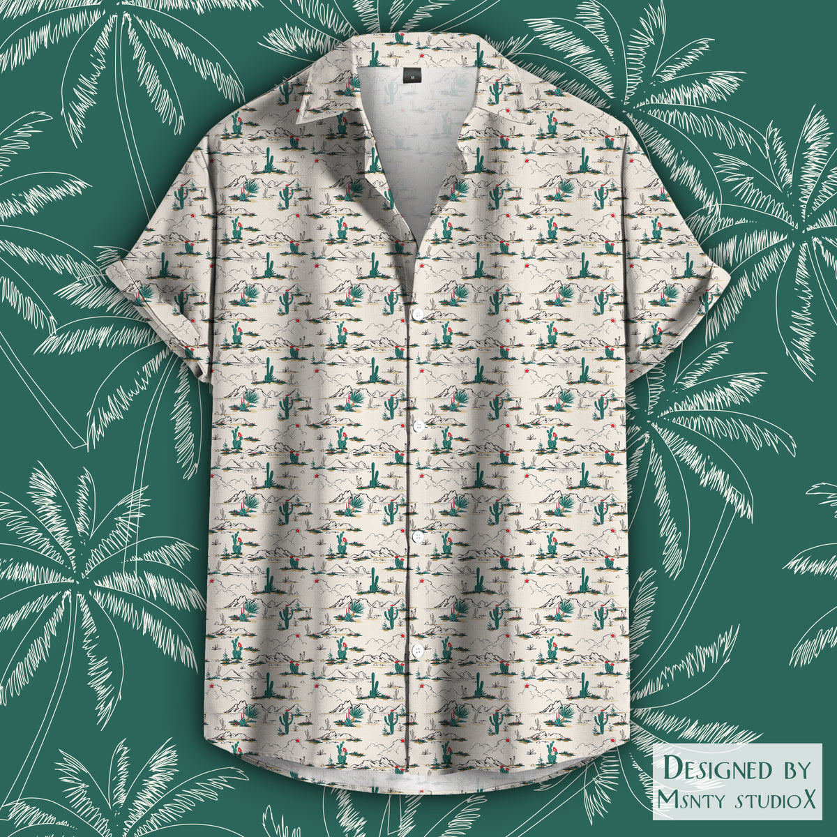 Beige Desert Button Up Shirt