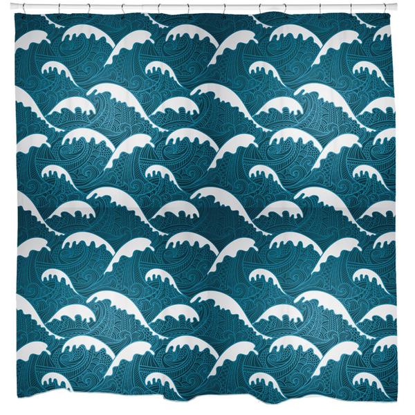 Calm Waves Shower Curtain