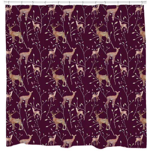 Deer Friends Shower Curtain