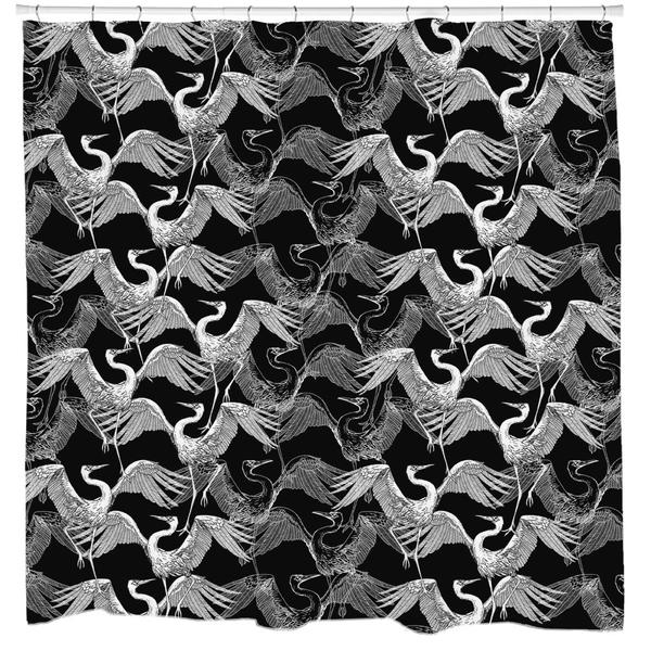 Flock of Cranes Shower Curtain