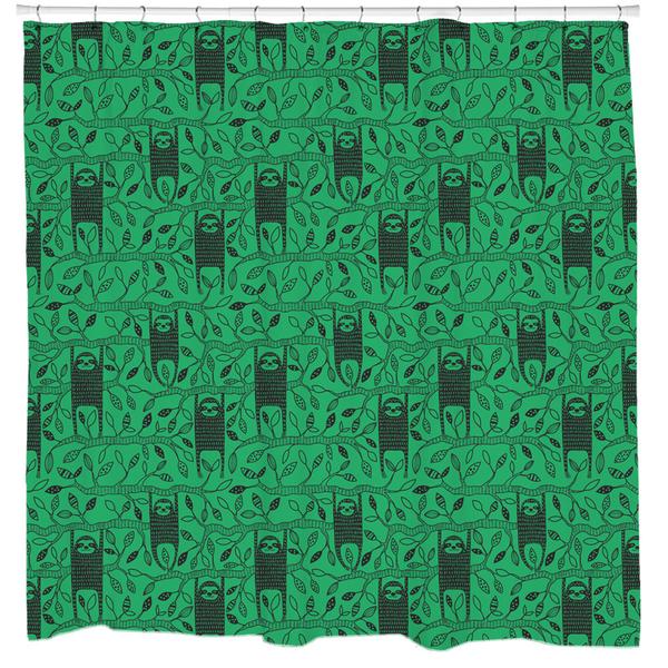 Let's Hang! Sloth Shower Curtain