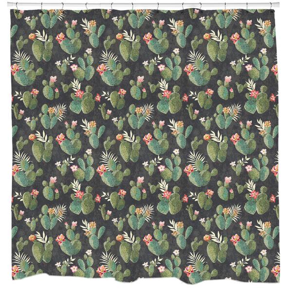 Prickly Pattern Shower Curtain