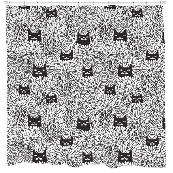 Shady Cats Shower Curtain
