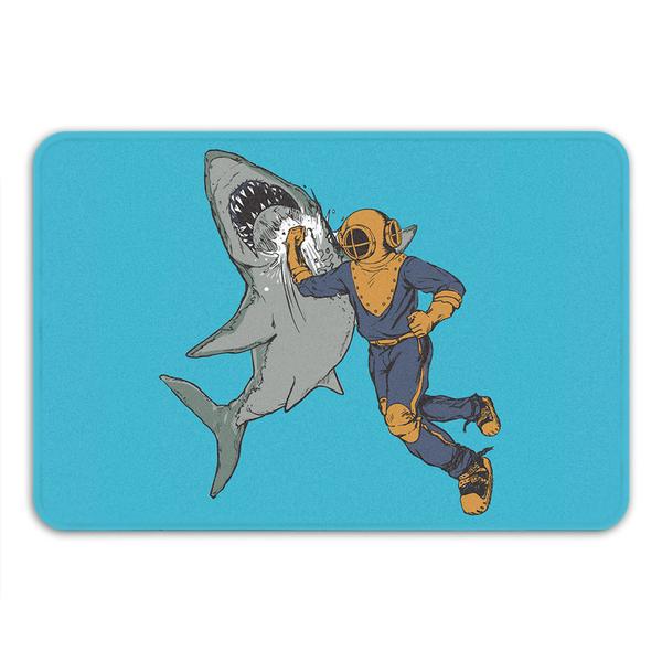 Shark Punch Bath Mat