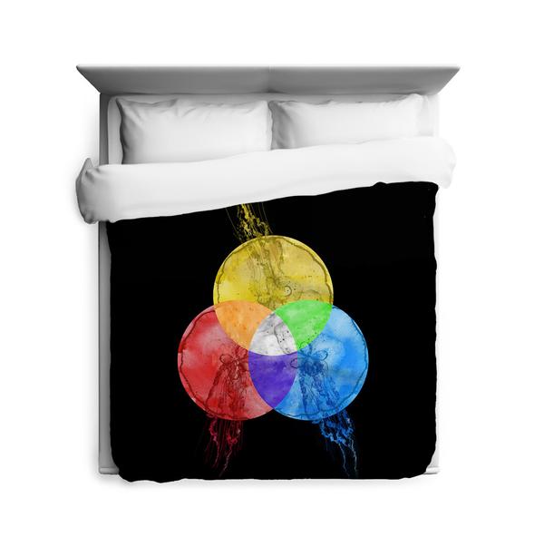 Venn Jellyfish  Duvet Cover